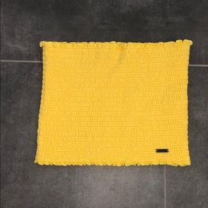 Cute yellow tube top